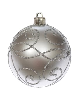 Christmas Decoration, photo on the white background 