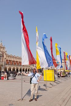 The Main Market Square in Kraków is the most important market square of the Old Town in Kraków, Poland
