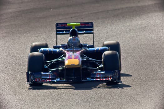 JEREZ DE LA FRONTERA, SPAIN - FEB 10: Jaime
Alguersuari of Toro Rosso F1 races on training session on February 10 , 2011, in Jerez de la Frontera , Spain