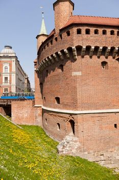 Kraków barbican is a barbican – a fortified outpost once connected to the city walls.