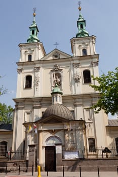 Collegiate Church of St. Florian is a historic church in Kraków, Poland.