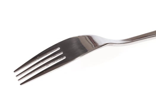 one fork photo on the white background