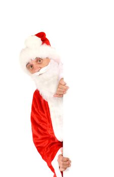 Santa Claus, photo on the white background