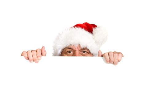 Santa Claus, photo on the white background