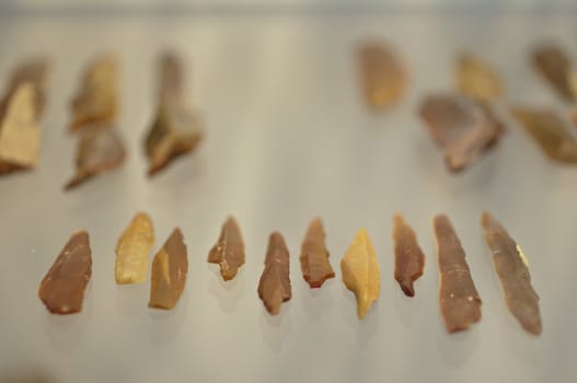 Flint stone made by prehistoric man