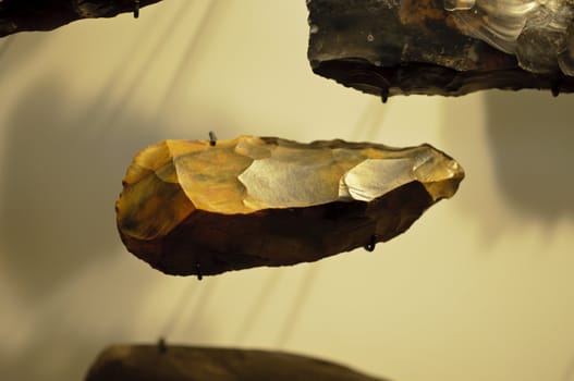 Flint stone made by prehistoric man