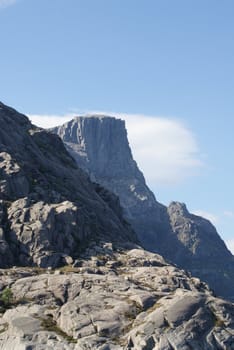 Hornelen is Northern Europe's highest sea cliff, which is 860 metet sea