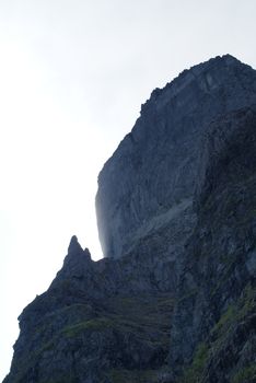 Hornelen is Northern Europe's highest sea cliff, which is 860 metet sea