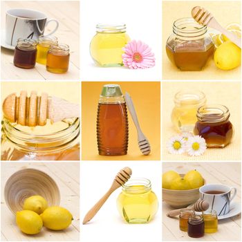 honey collage