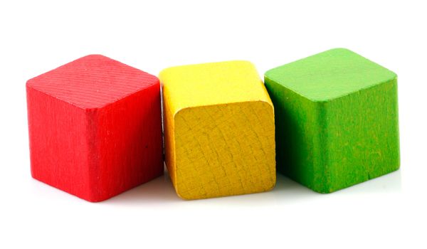 Wooden building blocks