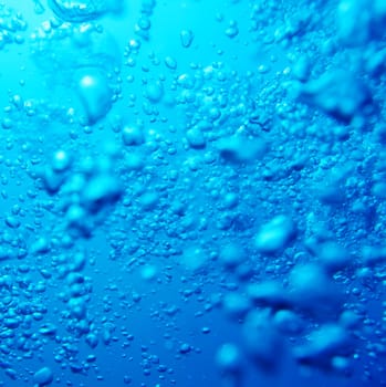 air bubbles in fresh water nice for backgrounds