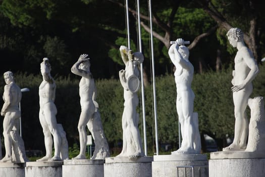 Italy, architecture, marble, sports, Rome, famous, landmark, monument, memorial, tourism, town, travel, urban, sculpture, detail, beauty, details, art, sculptures