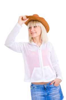 girl in coyboy hat