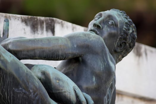 bronze, Italy, statue, architecture, sports, Rome, famous, landmark, monument, memorial, tourism, town, travel, urban, sculpture, detail, beauty, details, art, sculptures, carlo sarnacchioli,