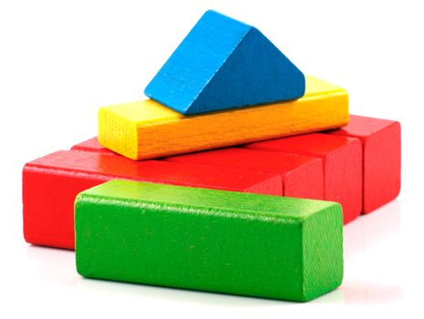 Wooden building blocks