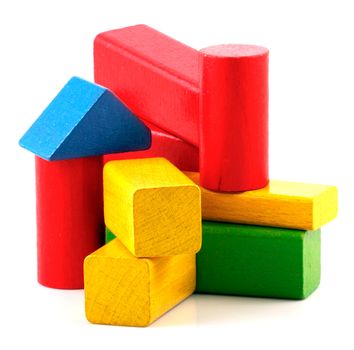 Wooden building blocks