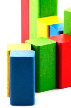 Wooden building blocks