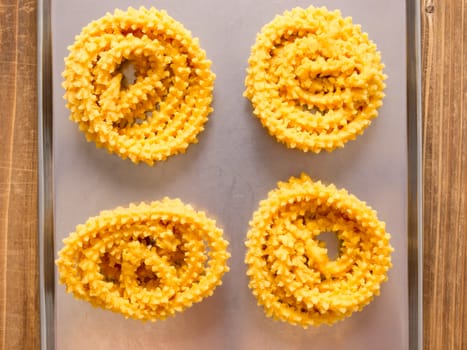 tray of traditional indian snacks