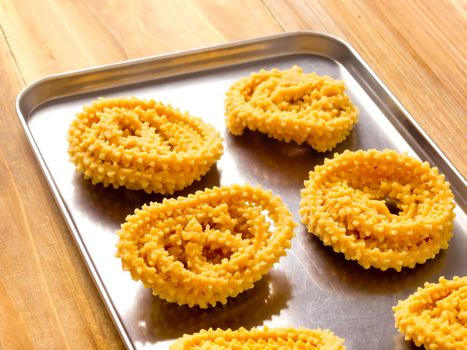 tray of traditional indian snack