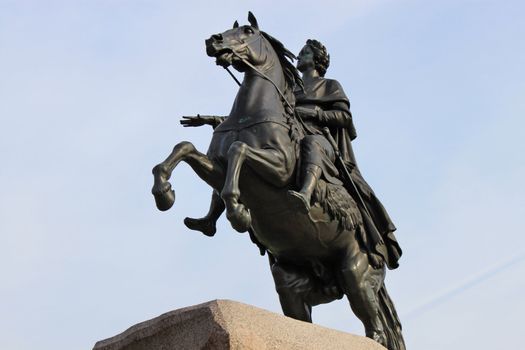 Monument of Peter the First - St.Petersburg. Russia. Peter was a great king