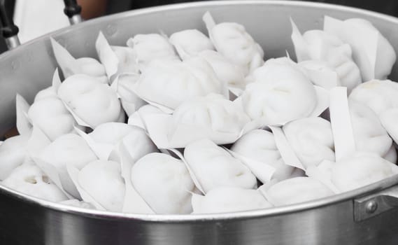 Chinese steamed stuff bun ready to eat