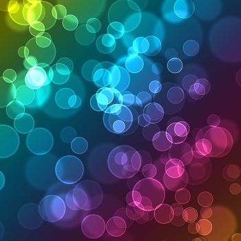 Abstract bubbles cute colorful wallpaper. Contain several colors