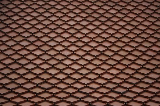 Traditional tiles roof thai style