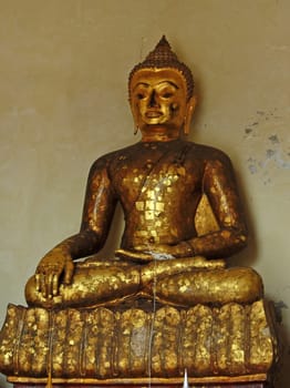 Buddha statue at temple, Thailand