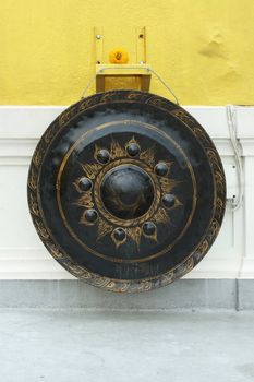 Old gong in thailand temple