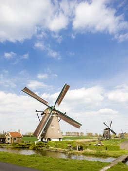 windmills, Zevenhuizen, Netherlands