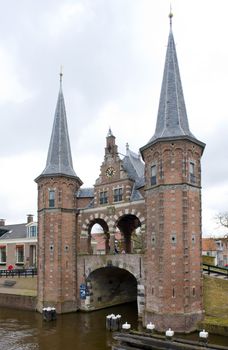 Waterpoort van Sneek (water gate), Sneek, Friesland, Netherlands