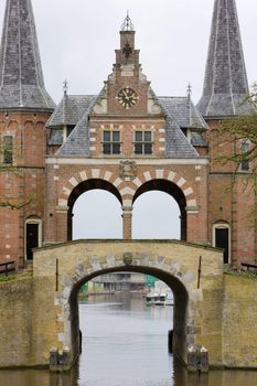 Waterpoort van Sneek (water gate), Sneek, Friesland, Netherlands