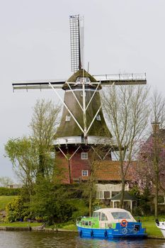 windmill, Dokkum, Friesland, Netherlands