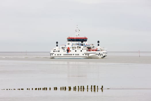 ferry, Holwerd, Netherlands