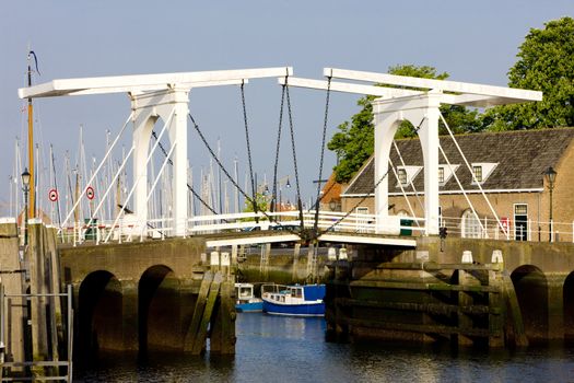 drawbridge, Zierikzee, Zeeland, Netherlands