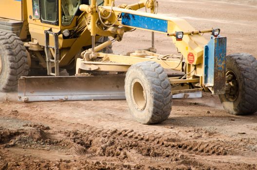 the earthmoving machine