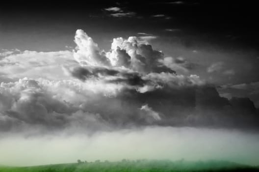 the cloud in the sky