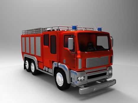 the  fire truck