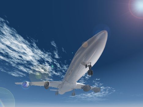 the plane which lands