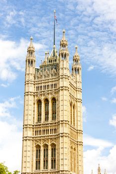 Victoria Tower, Westminster Palace, London, Great Britain