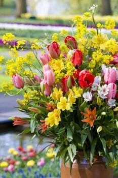 flower bouquet, Keukenhof Gardens, Lisse, Netherlands