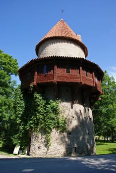 Estonia Kiiu.Reliable strong defensive the castle-tower. 16 century