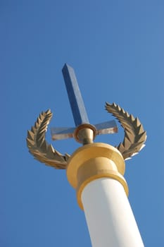 The memorial to be, Ukraine, Lisichansk, Priwolye.