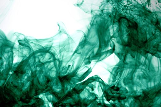 Smoke liquid ink in water