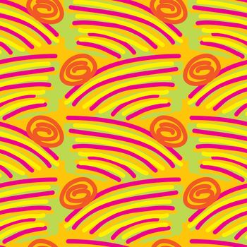 Seamless background pattern resembling a sunset over a hill