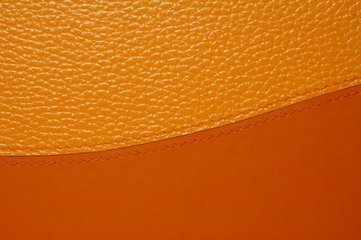 Orange leather texture for background