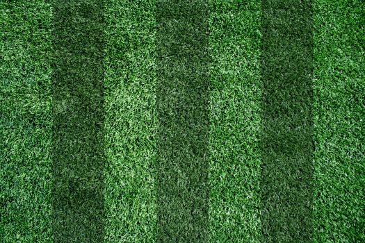 Artificial grass soccer field for background