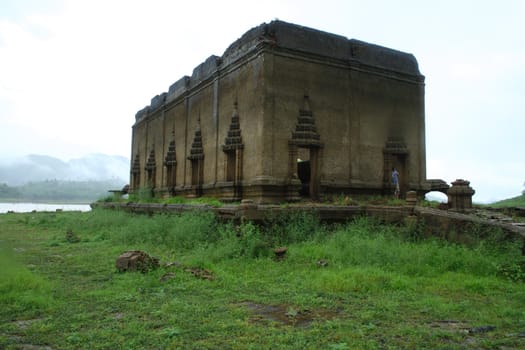 The ruins ancient temple, Thailand