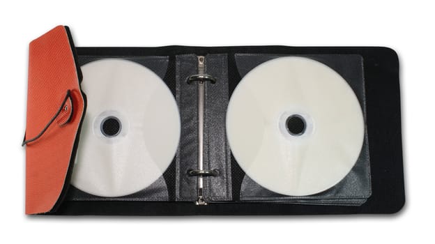 CD/DVD case on white background