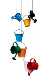 Hang Watering Can on white background